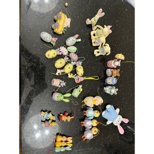 Vintage Easter tree ornaments